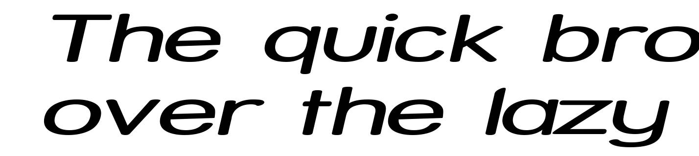 Street - Expanded Italic