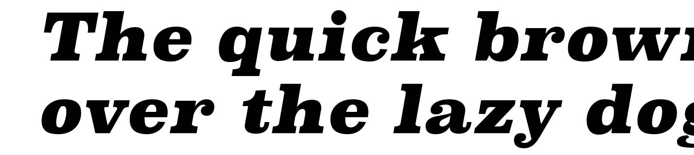 Superclarendon Bl Italic
