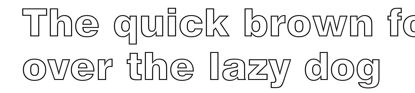 Swiss 721 Black Outline BT