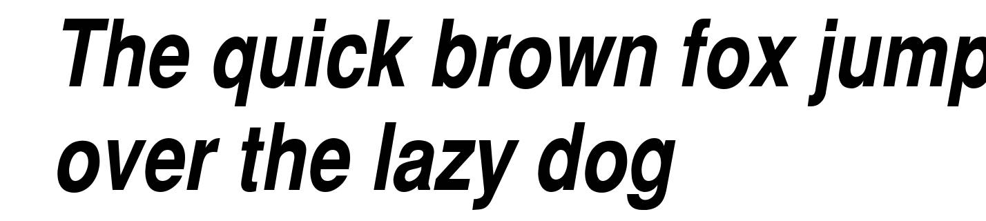 SwitzerlandNarrow Bold Italic