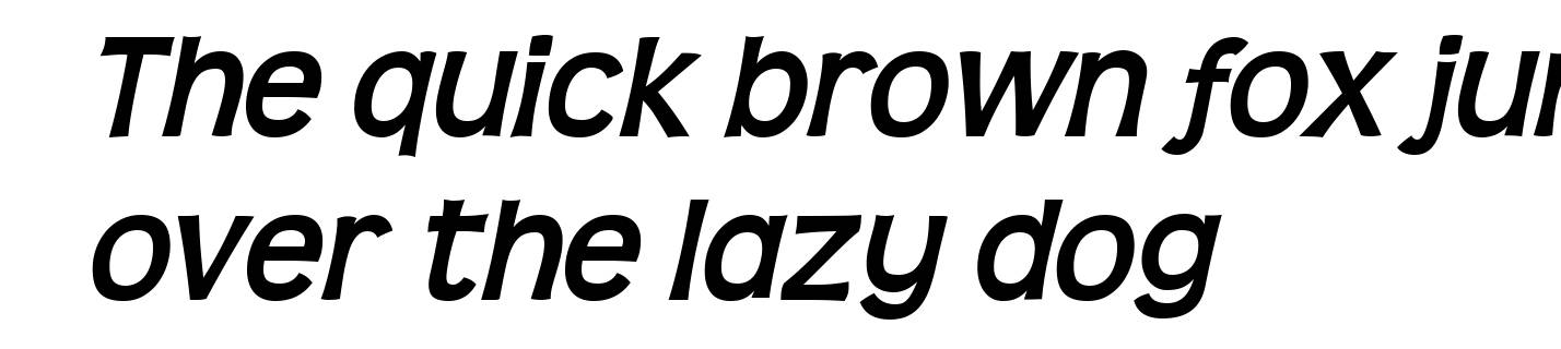 Teen Bold Italic
