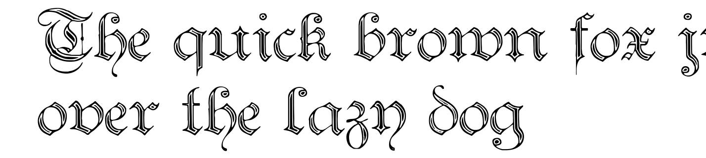 Teutonic No2 DemiBold