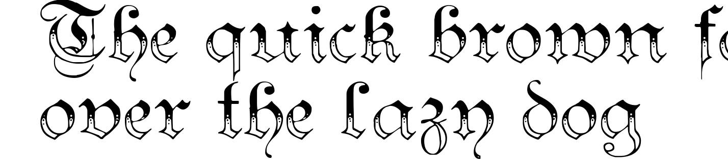 Teutonic No3 DemiBold