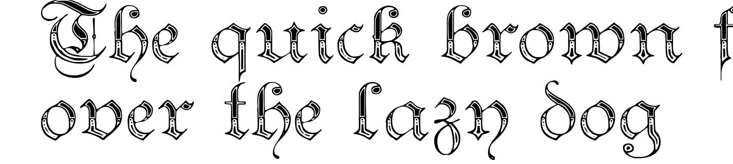 Teutonic No4 DemiBold