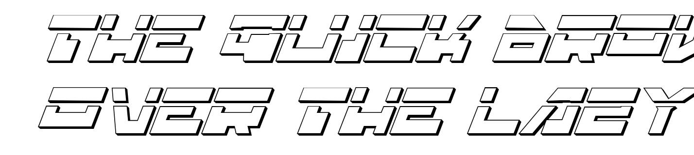 Trajia Laser Italic 3D