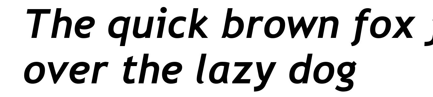 Trebuchet MS Bold Italic
