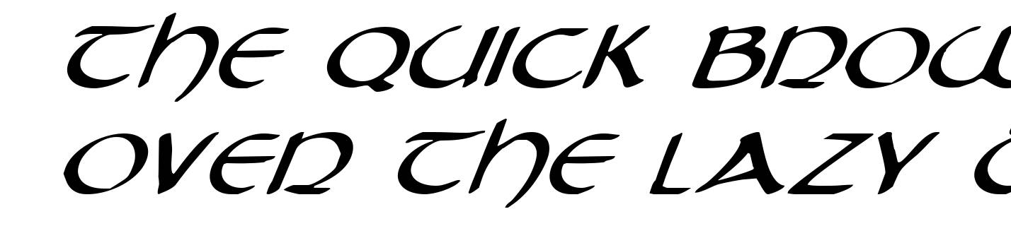Tristram Expanded Italic