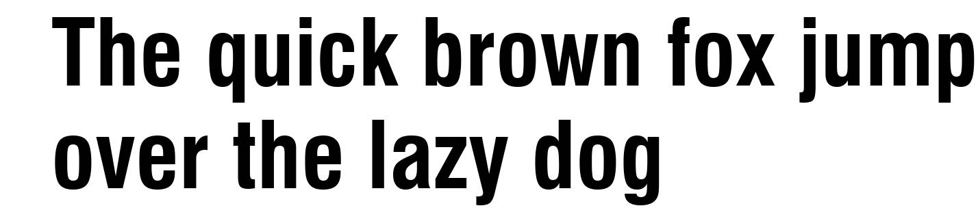 Swiss 721 Bold Condensed BT