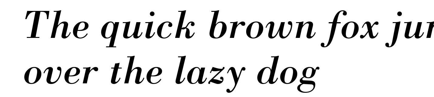 Bodoni Italic BT