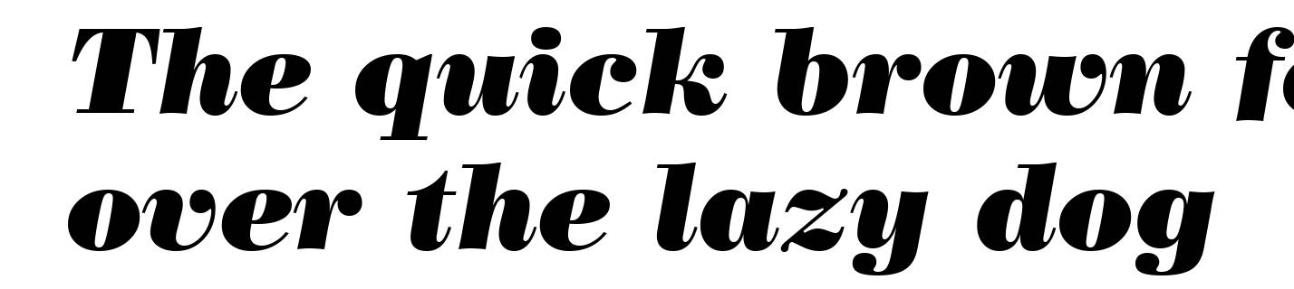 Poster Bodoni Italic BT