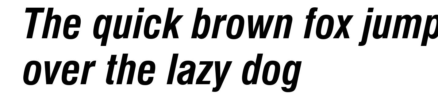 Swiss 721 Bold Condensed Italic BT