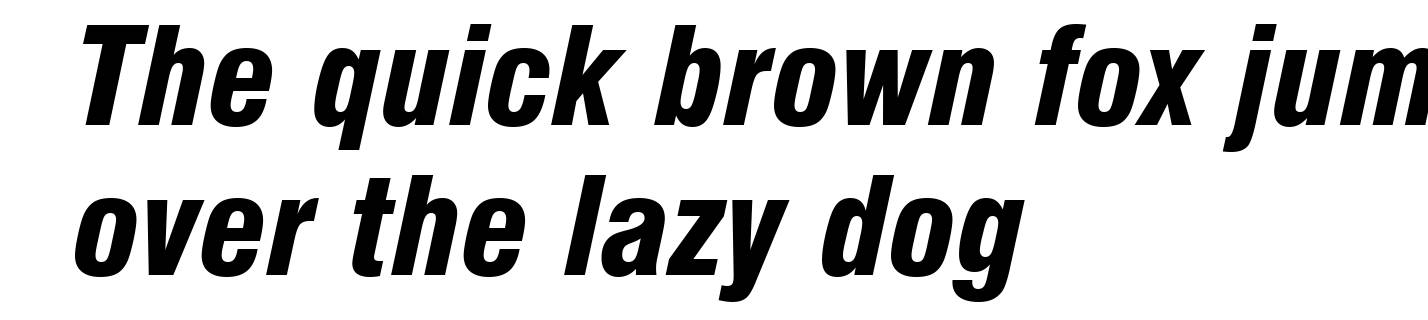 Swiss 721 Black Condensed Italic BT