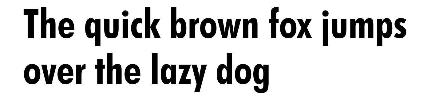 Futura Bold Condensed BT