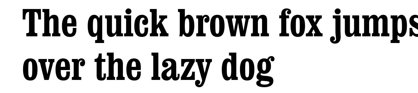 Clarendon Bold Condensed BT