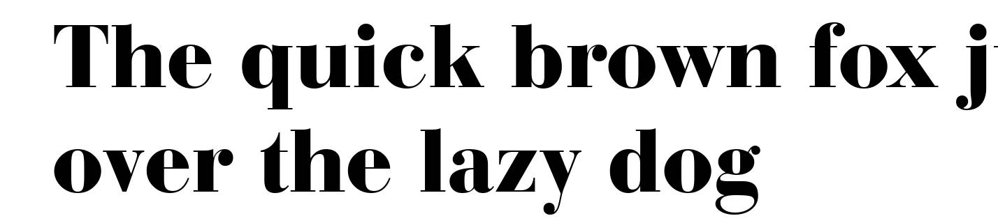 Bauer Bodoni Black BT