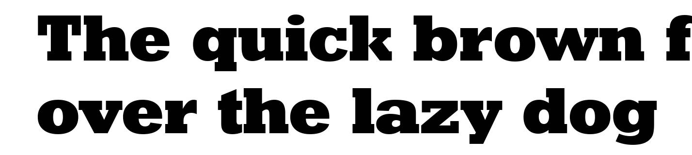 Geometric Slabserif 712 Extra Bold BT