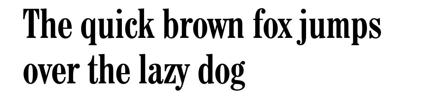 Century Schoolbook Bold Condensed BT