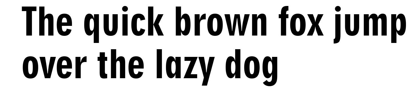 Geometric 706 Black Condensed BT