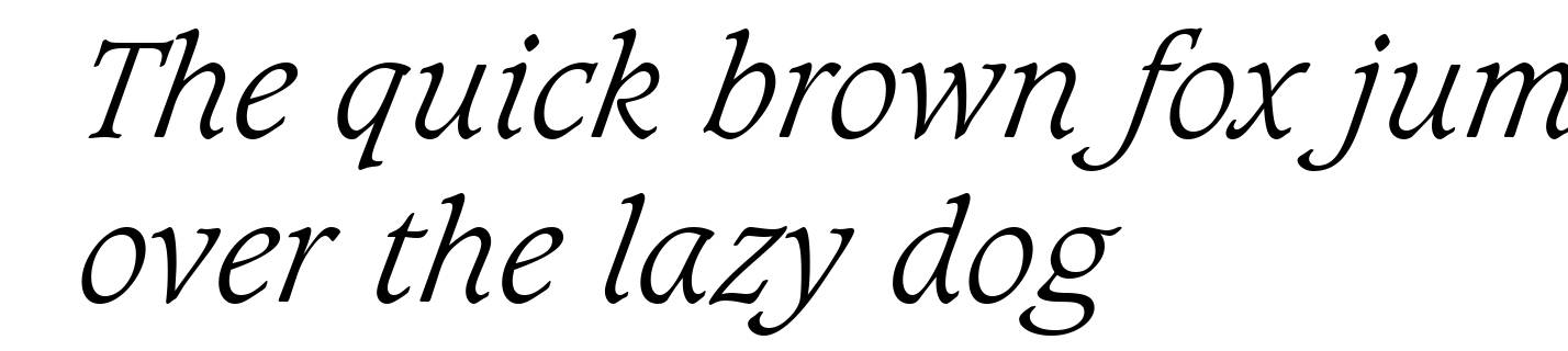 Caxton Light Italic BT
