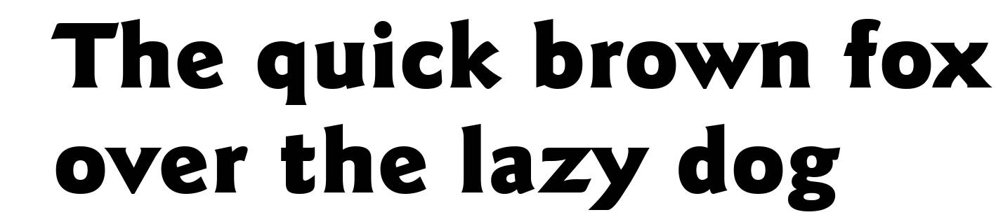 Goudy Sans Black BT