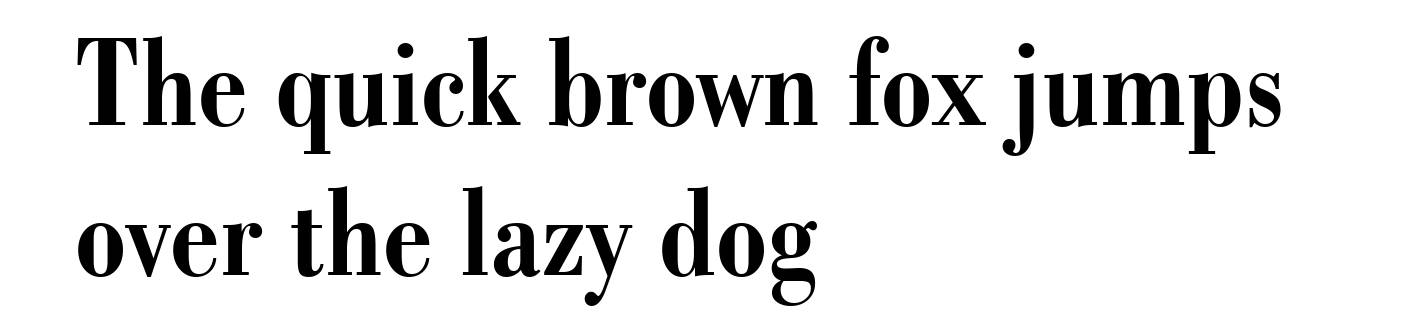 Bodoni Bold Condensed BT