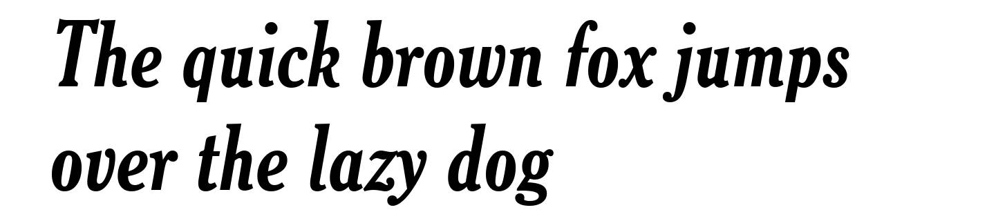Cheltenham Bold Condensed Italic BT