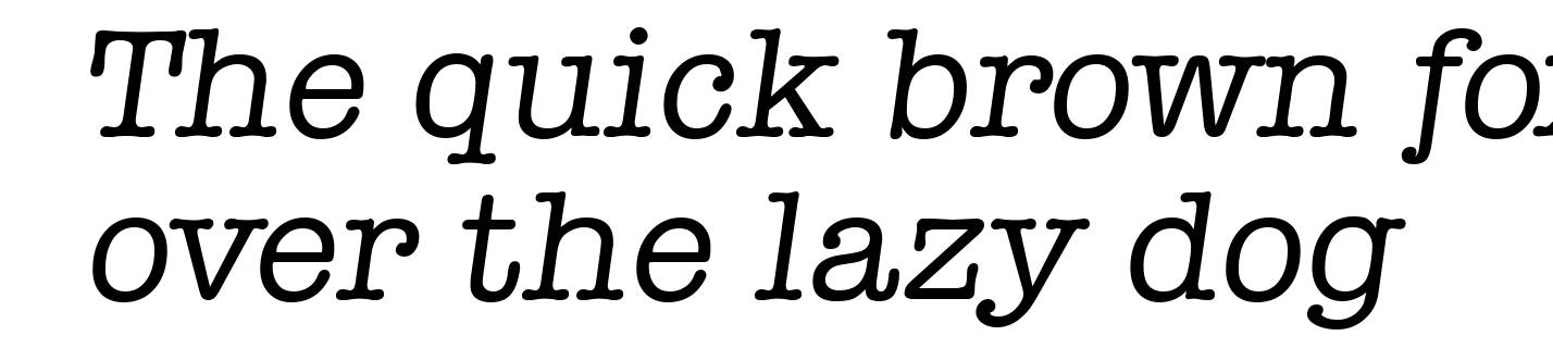 TypewriterSerial-Italic