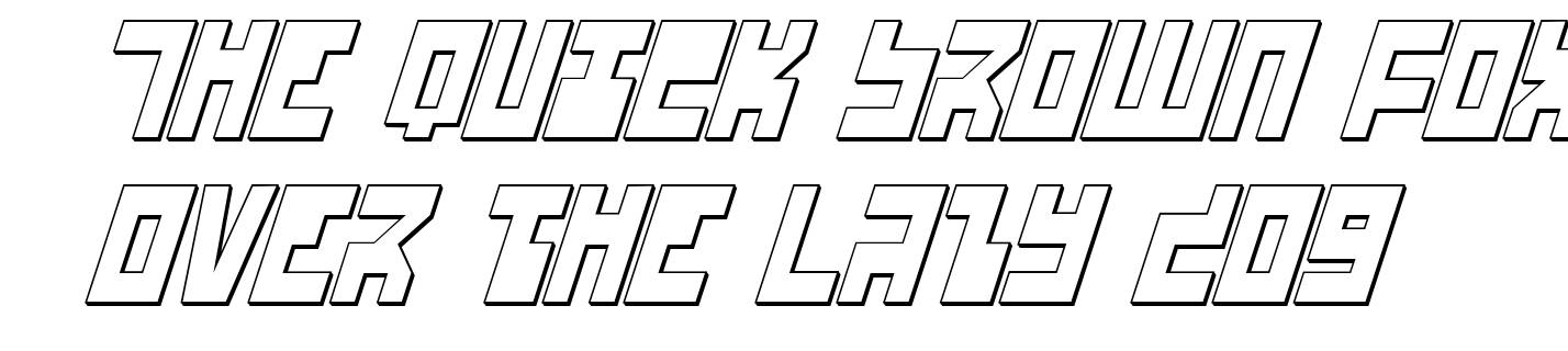 UFO Hunter 3D Italic
