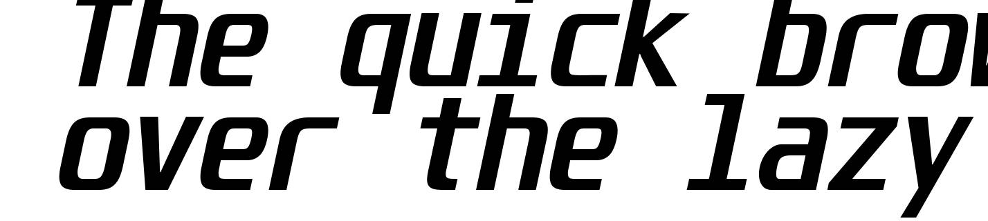 Unispace Bold Italic