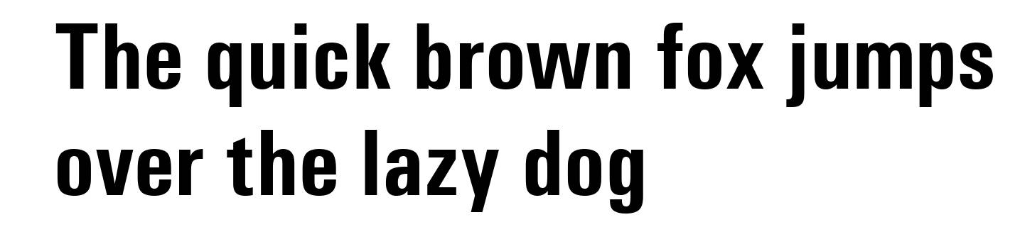 Univers Condensed Bold