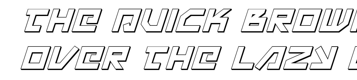Uno Estado 3D Italic