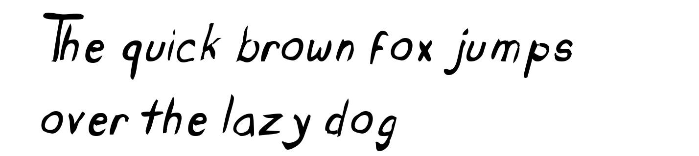 Untidy Italic Skrawl
