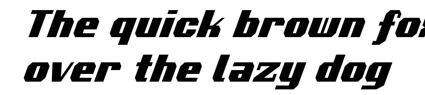 Voortrekker Condensed Italic
