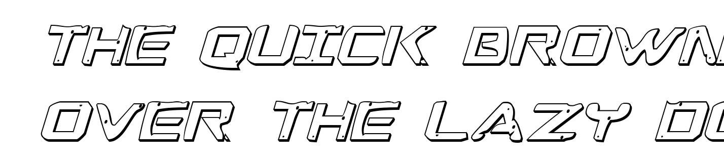 War Eagle 3D Italic