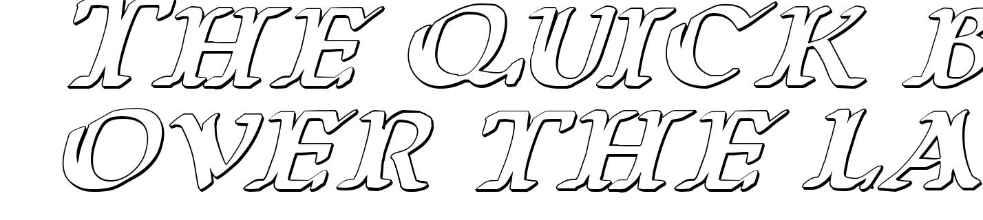 Wars of Asgard 3D Italic