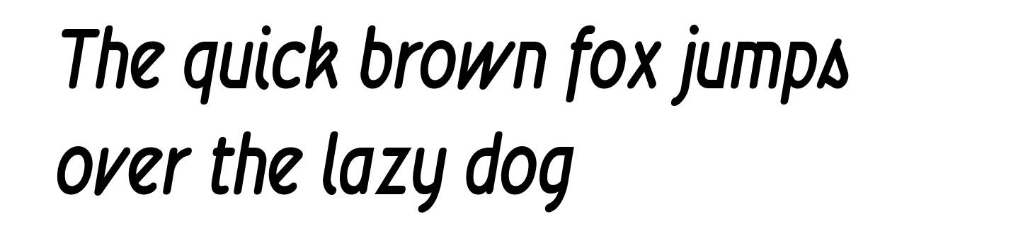 Wevli Condensed Medium Italic