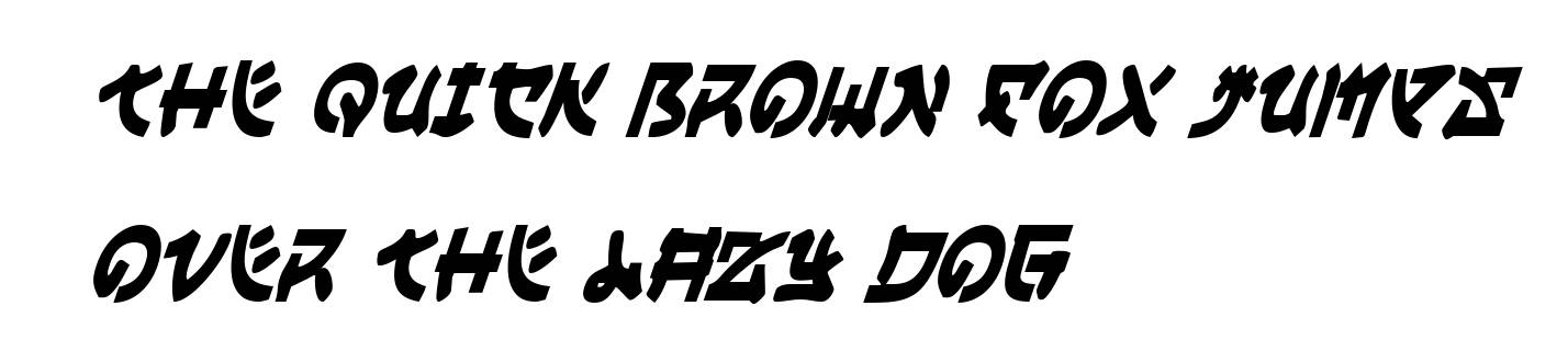 Yama Moto Condensed Italic
