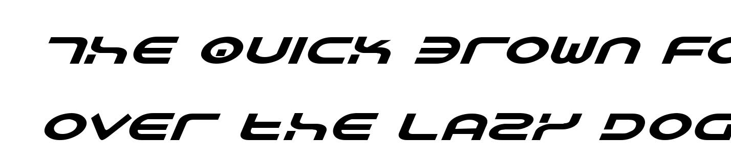 Yukon Tech Expanded Italic
