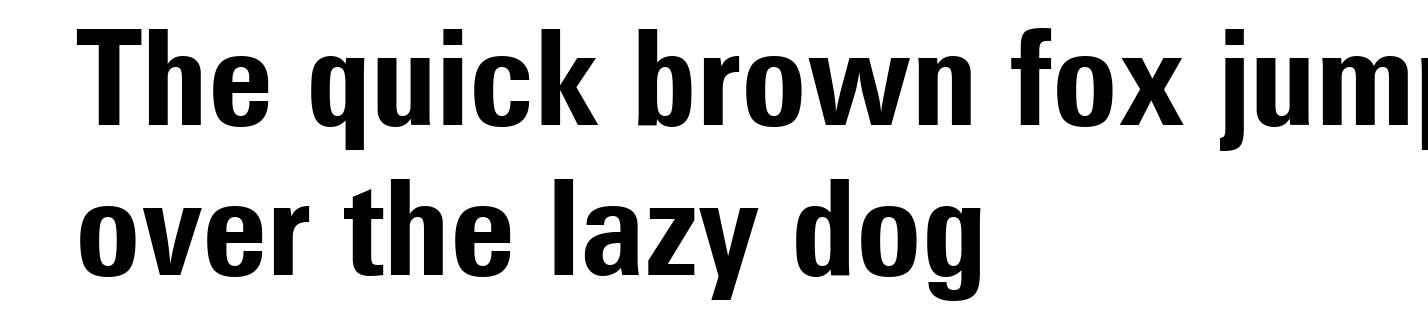 Zurich Bold Condensed BT